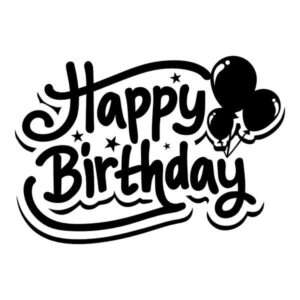 Happy Birthday Balloons