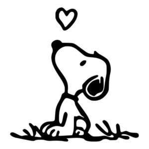 Snoopy with Heart