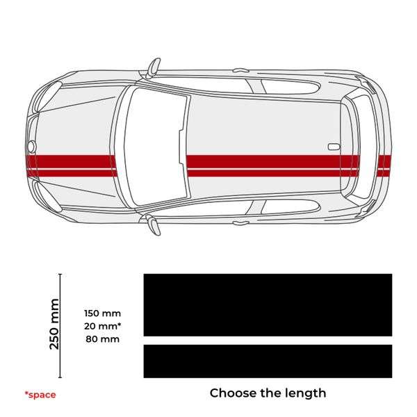 Stripe for Car - Mod. 6